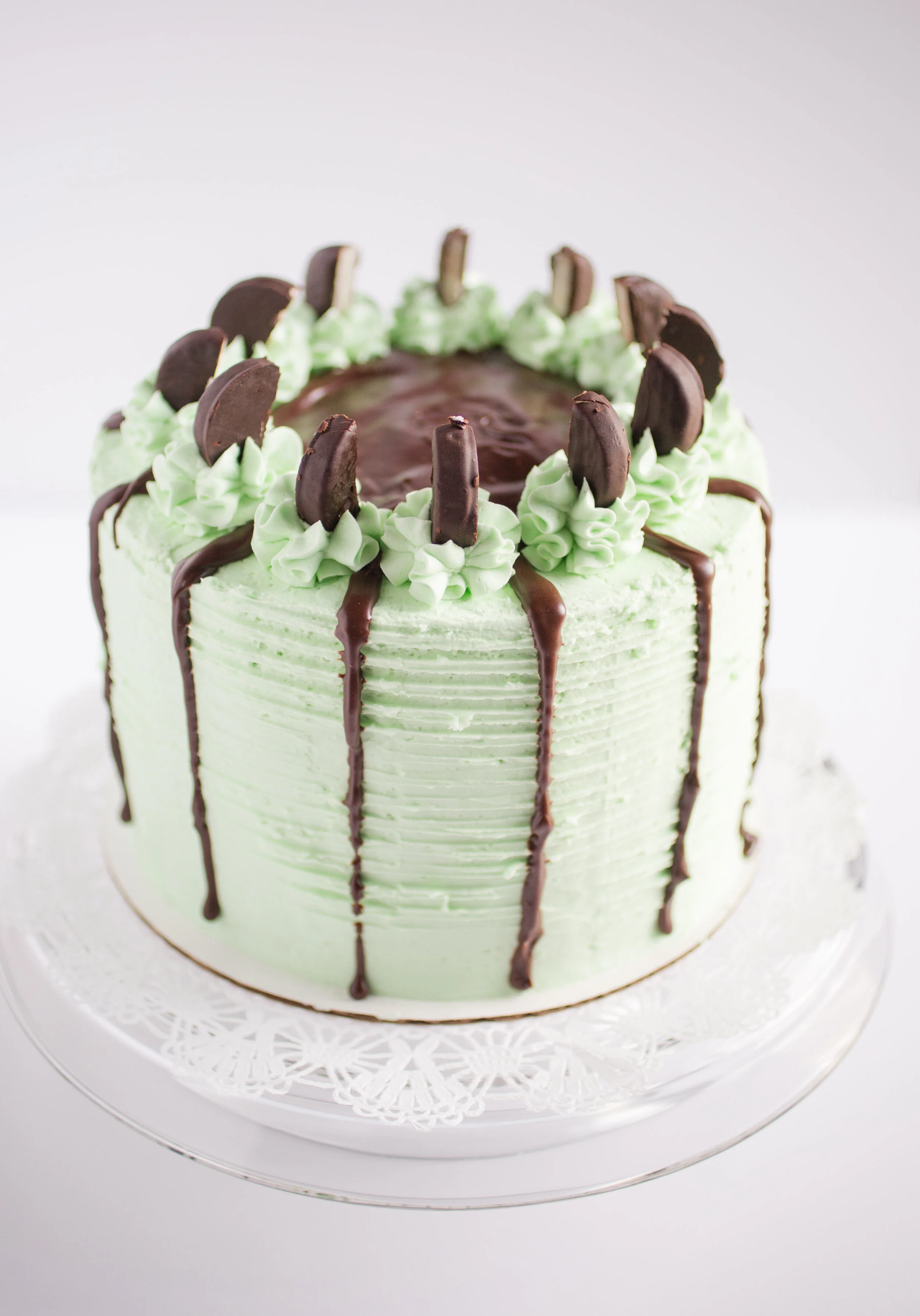 chocolate mint Cake