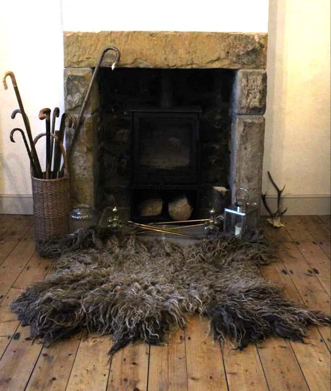 Hebridean Whole Fleece Rug For Viking Reenactment and LARP