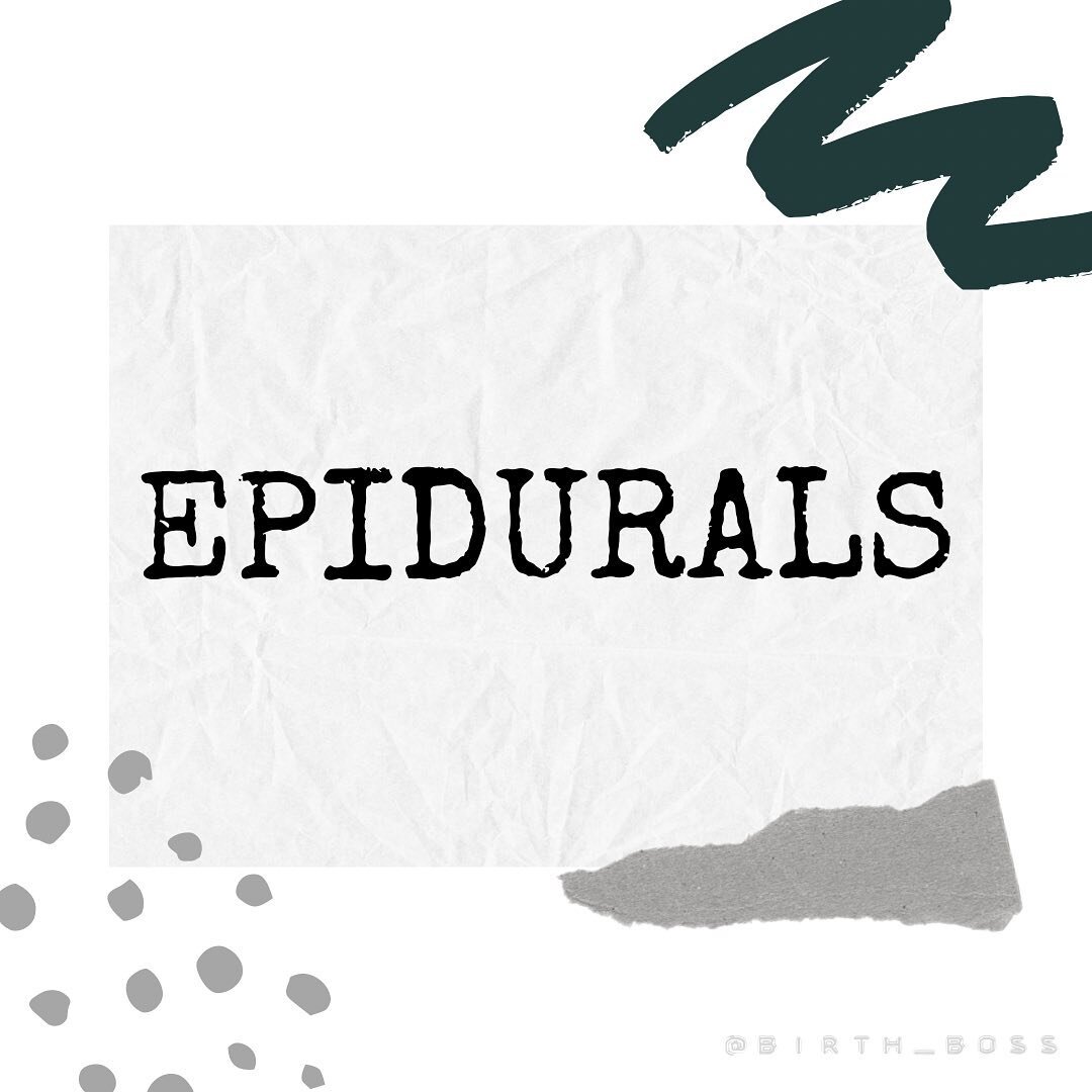 EPIDURALS
&bull;
Swipe left to read all my &lsquo;must know&rsquo; information on epidurals.
&bull;
As with anything birth - when it comes to making a decision about having an epidural make sure you
&bull;
🌸 arm yourself with knowledge to make an in