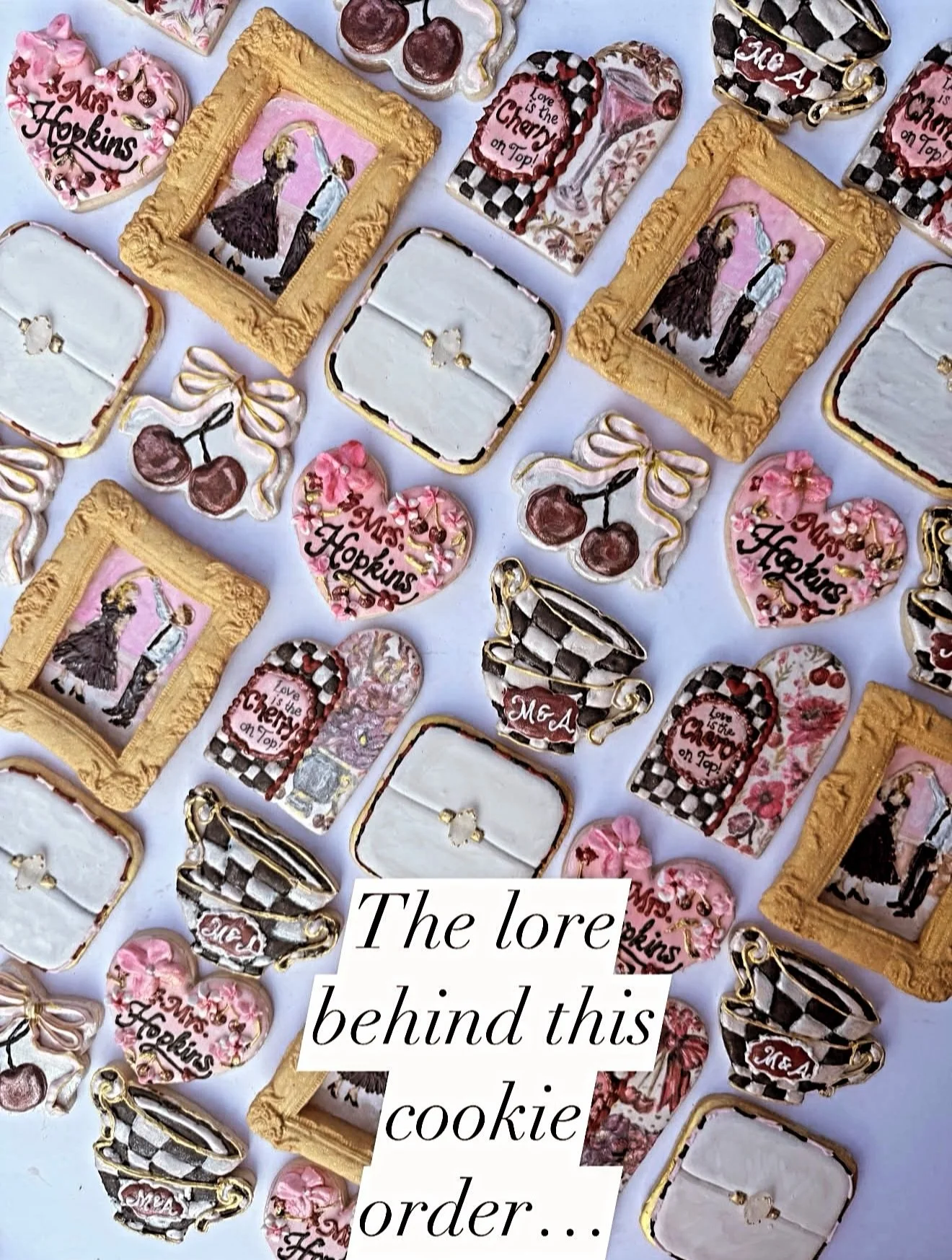 A little cookie lore&hellip;

I not only made these cookies, but my mom and I got to create a whole vibe together to celebrate our girl Molly Mahannah! 

My favorite sets are when the cookies are so special to the celebration they don&rsquo;t belong 