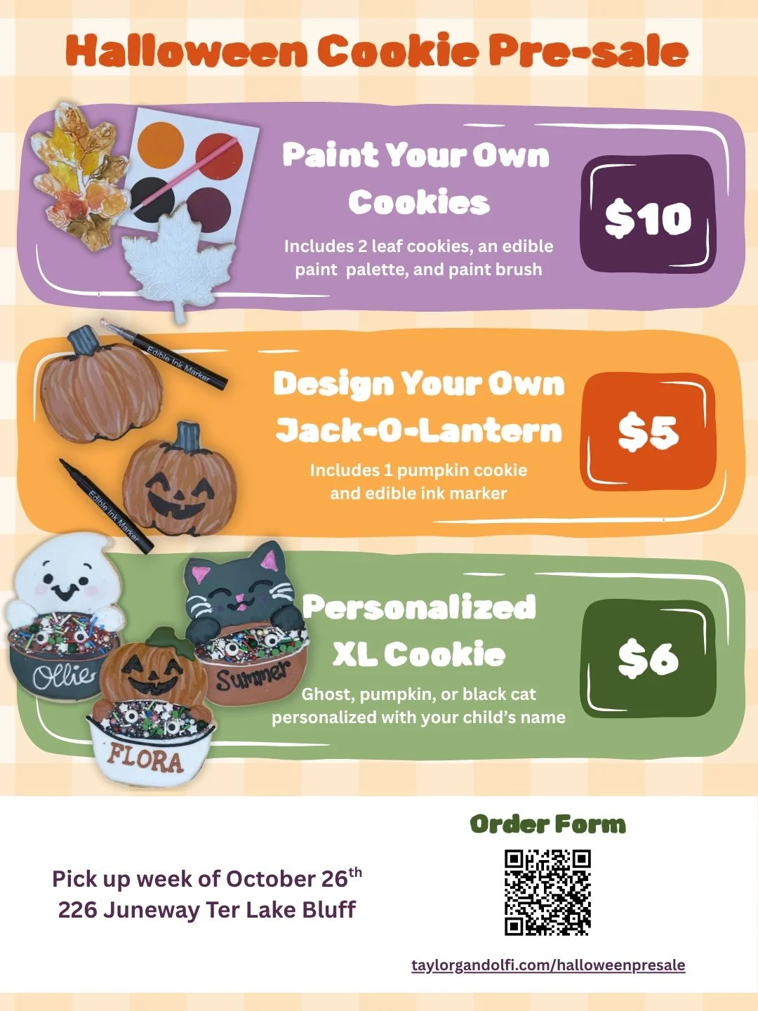 Halloween presales are open! DM for any questions 🎃👻🐈&zwj;⬛

#halloween #halloweencookies #personalized #paintyourowncookie #jackolanterns🎃