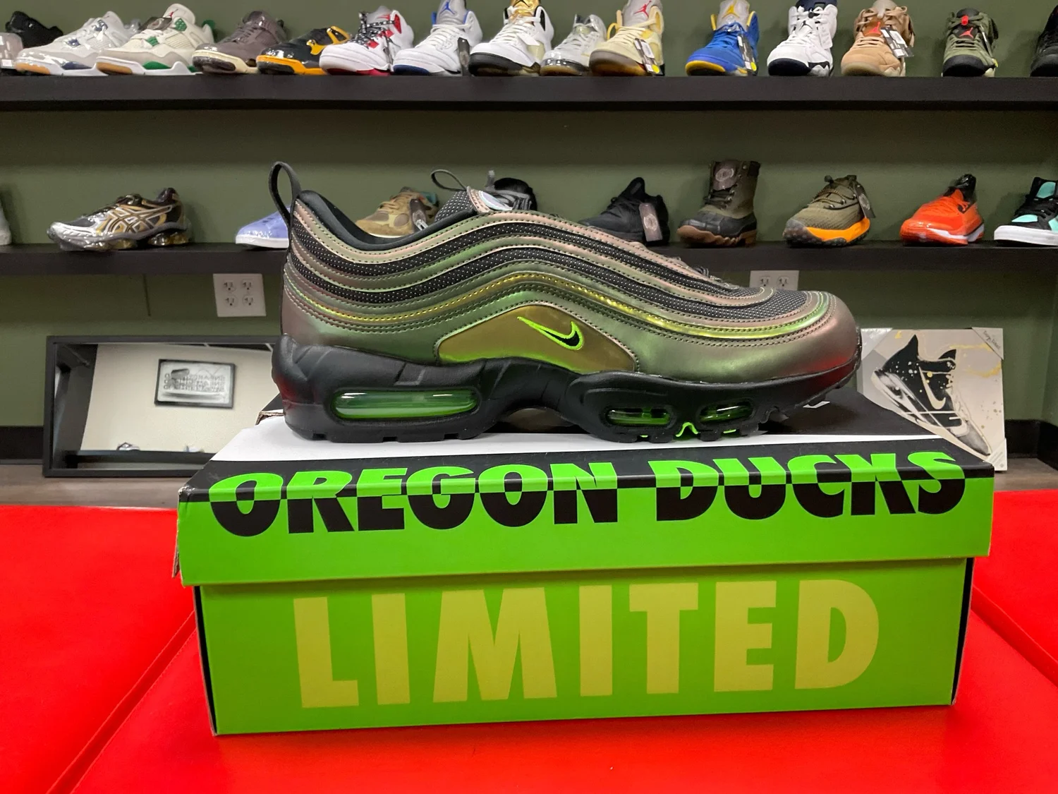 NIKE AIR MAX 95/97 STORM OREGON DUCKS — Shoe MD