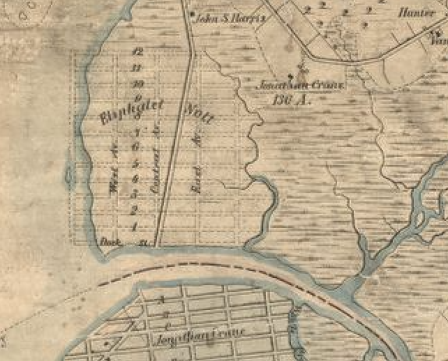 Eliphalet Nott’s land at what’s today Hunters Point South Park.