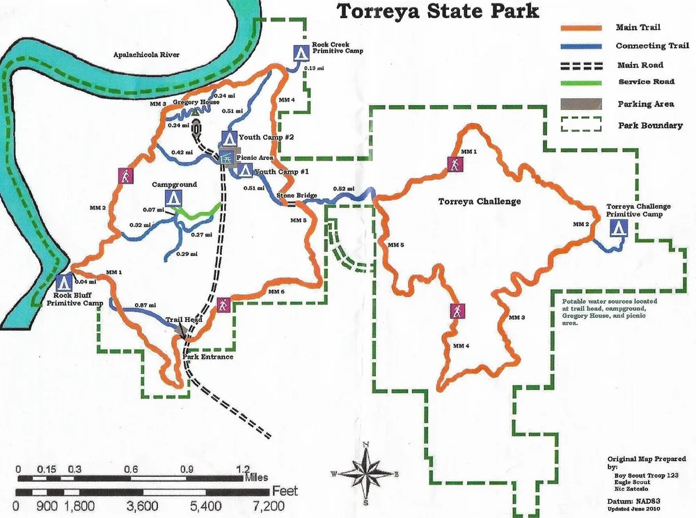 Torreya Park Hiking Trails 