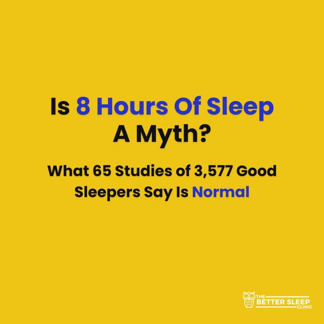 Is 8 Hours of Sleep a Myth? What 65 Studies of 3,577 Good Sleepers