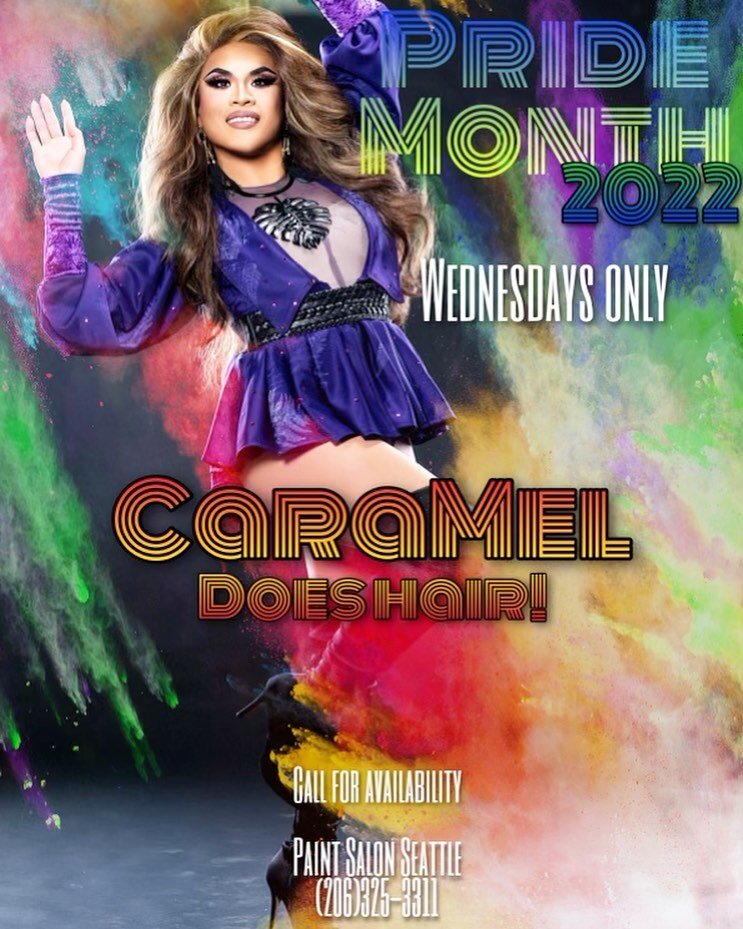 We have some exciting news! @caramel.flava is coming to Paint to do hair on Wednesdays in June to celebrate Pride Month! 🏳️&zwj;🌈🏳️&zwj;⚧️Book your appointment with @mmazinghair on Wednesday&rsquo;s in June asap to experience the magic of @caramel