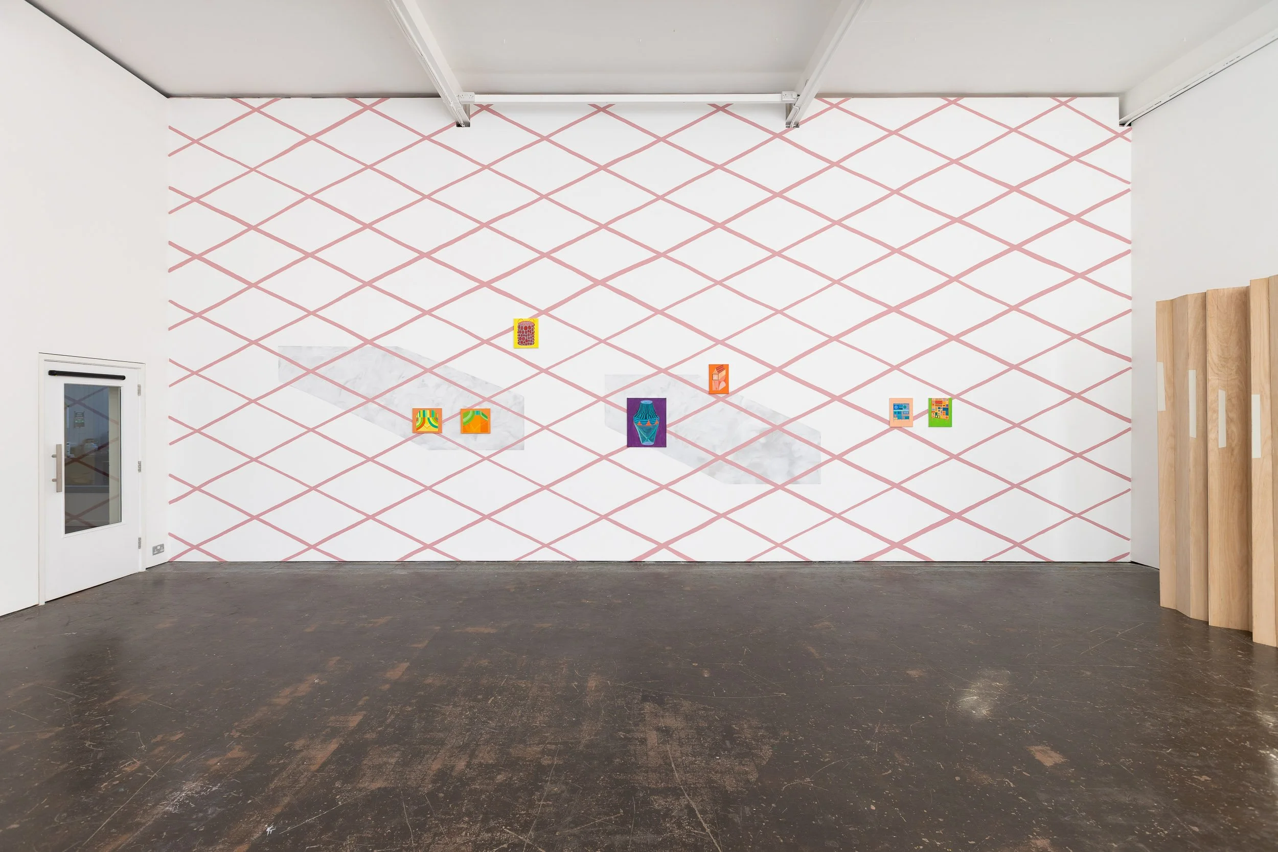 Installation images of Flat, Primary (Nottingham, UK, 2025). Photographs: Jules Lister.