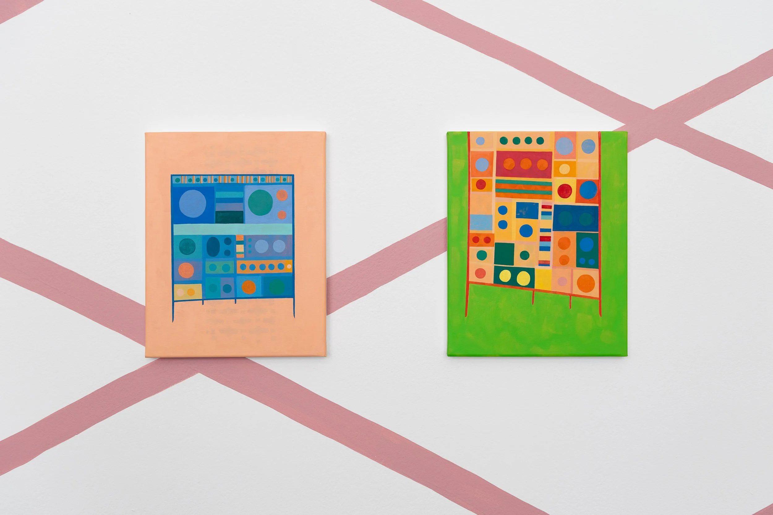 Installation images of Flat, Primary (Nottingham, UK, 2025). Photographs: Jules Lister.