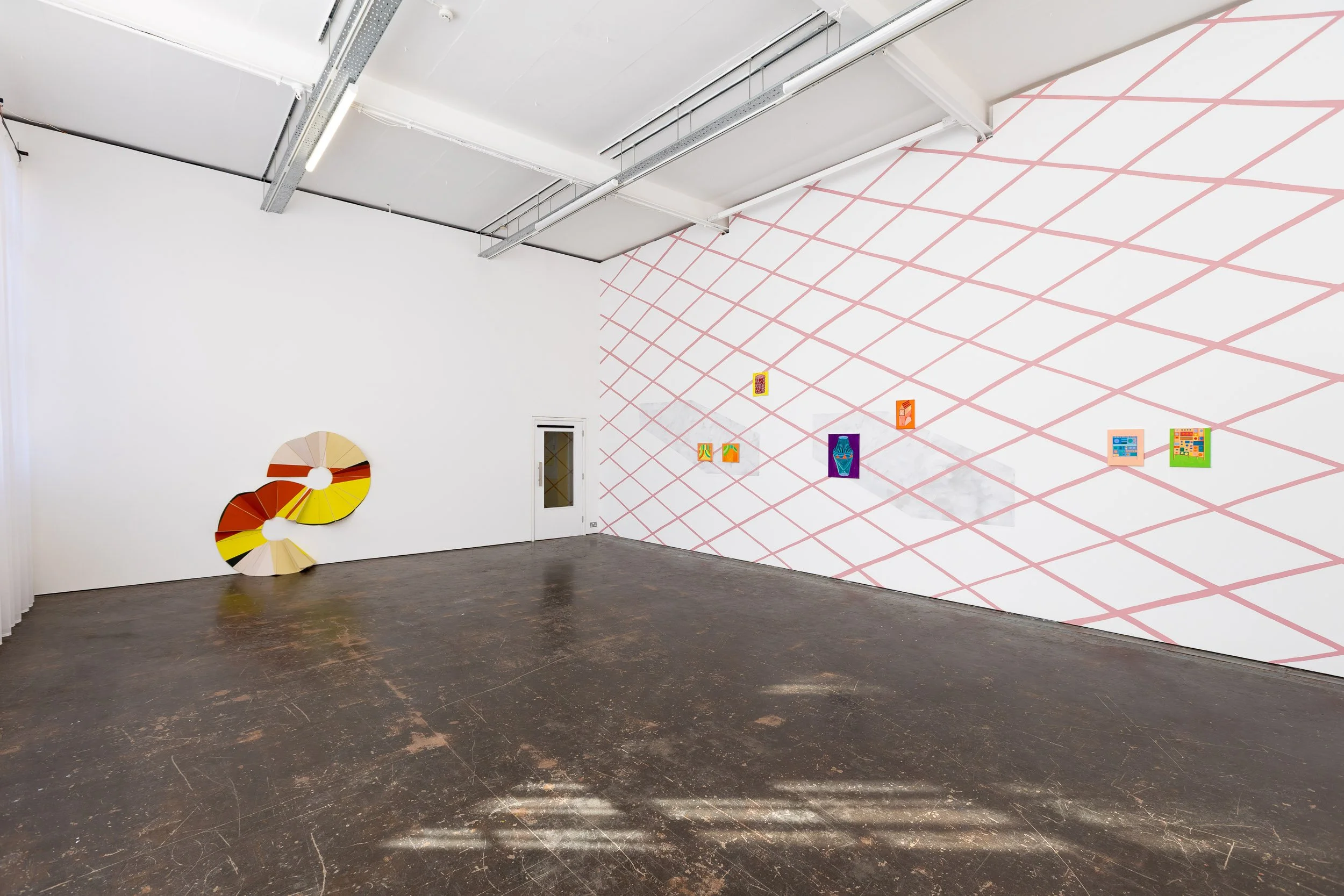 Installation images of Flat, Primary (Nottingham, UK, 2025). Photographs: Jules Lister.