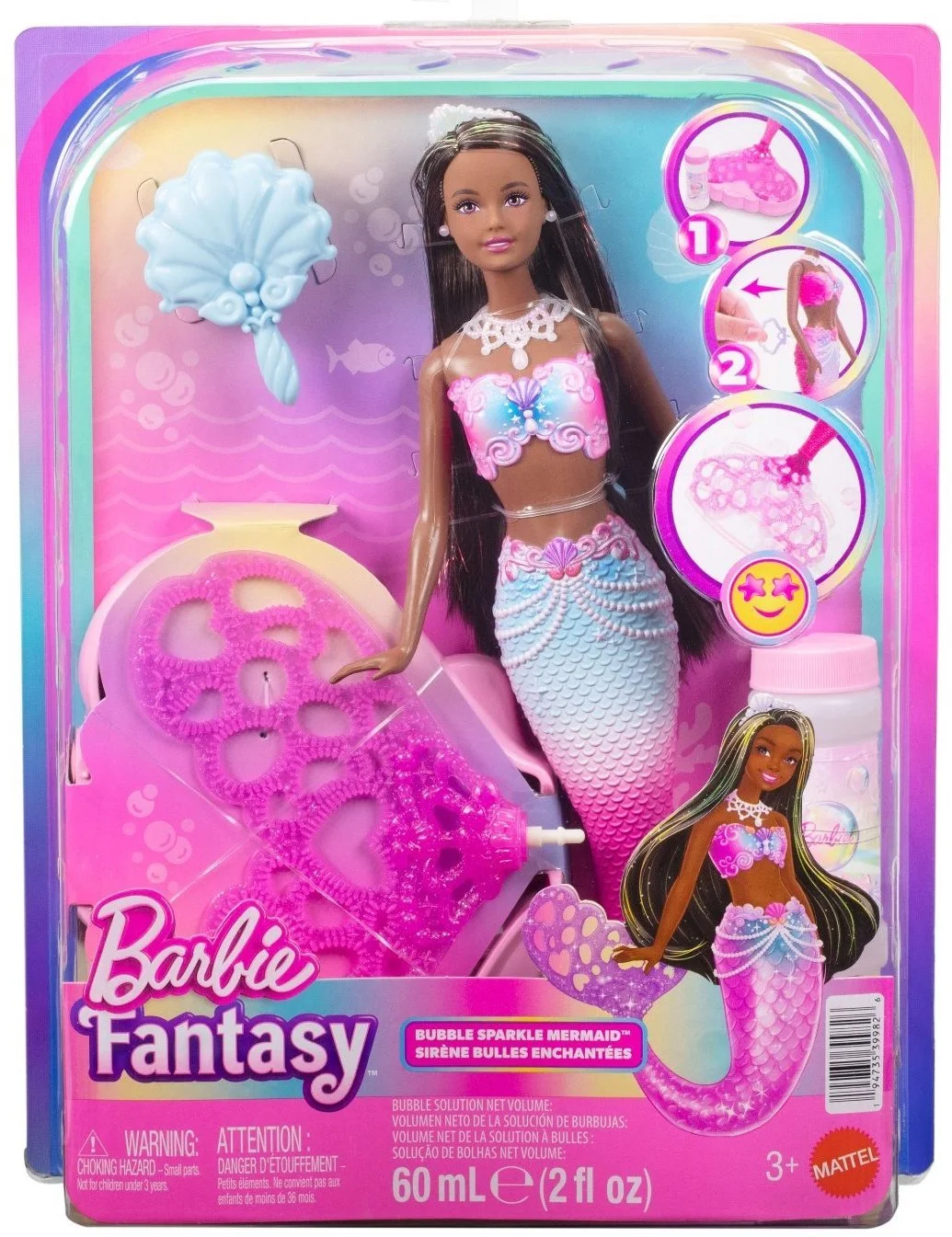 Barbie Fantasy Bubble Sparkle Mermaid 