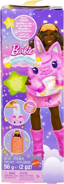 Barbie Sleepover Reveal Doll (JMR89)