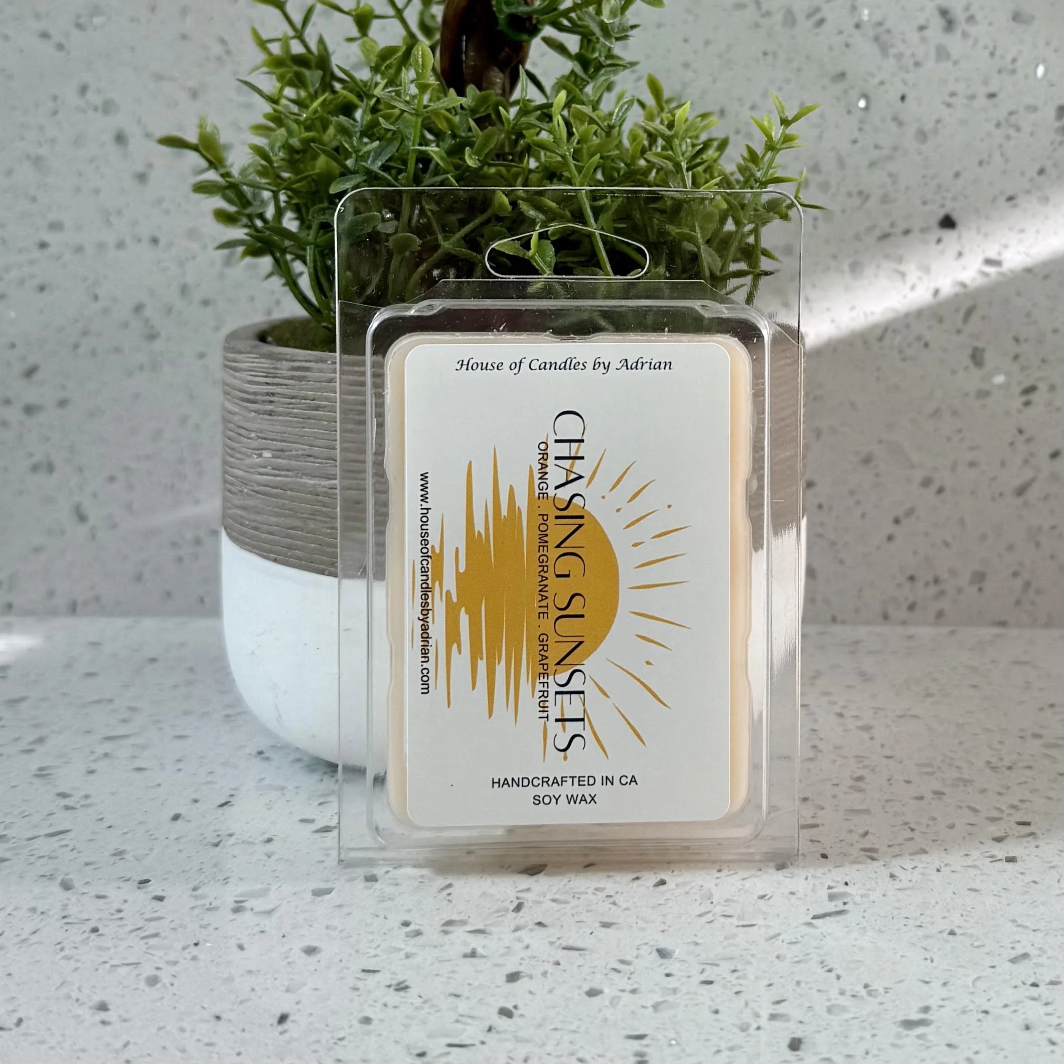 Organic soy based candles