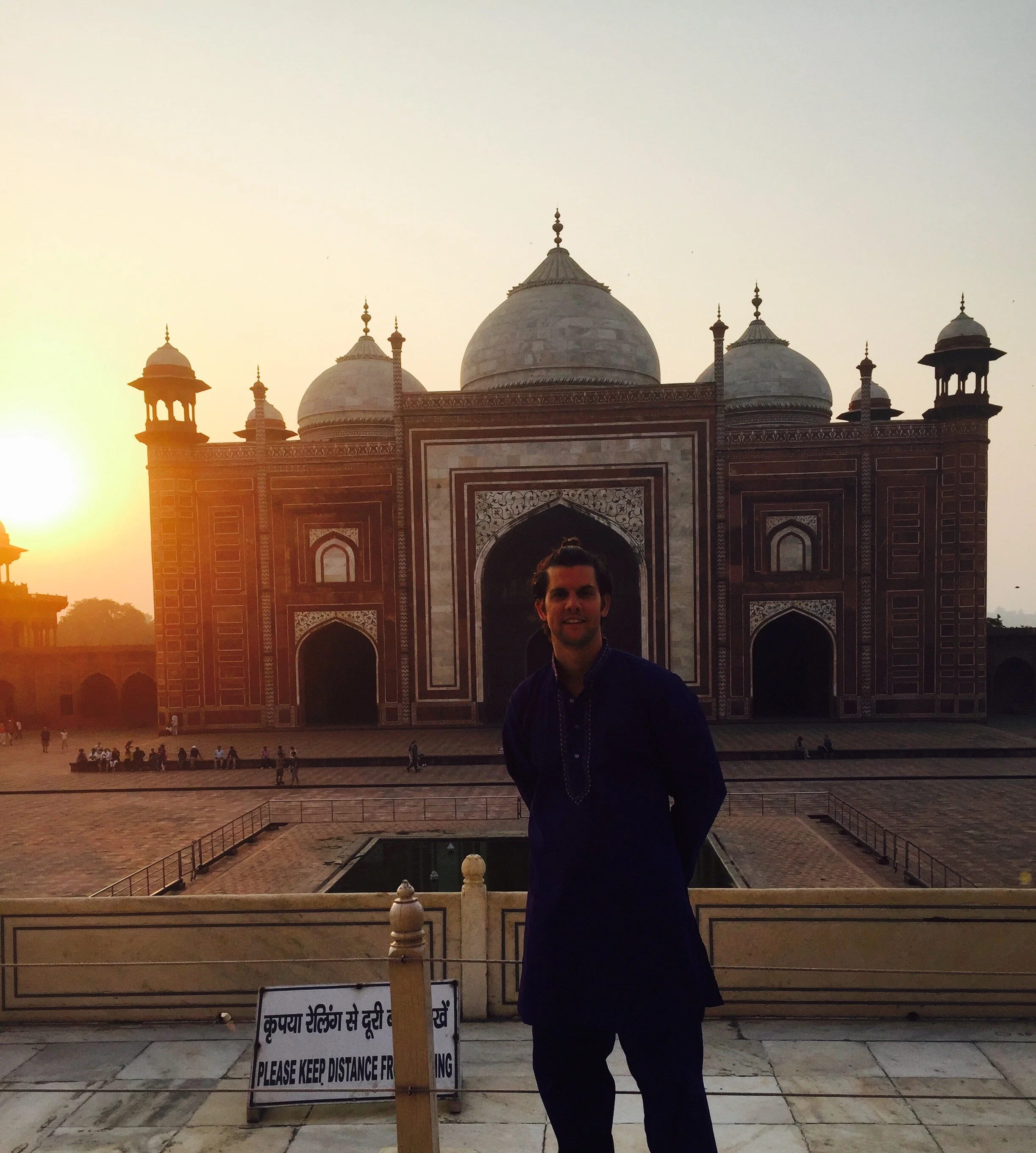 The Taj Mahal.