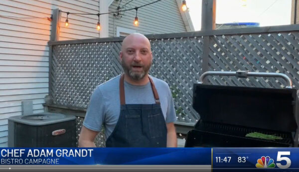 Check out Chef Adam Grillin’ up the goods on NBC 5 