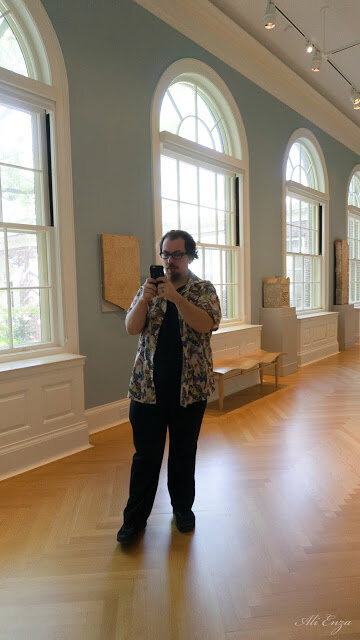 Baros sharing the art over a FaceTime with his Mamma.
