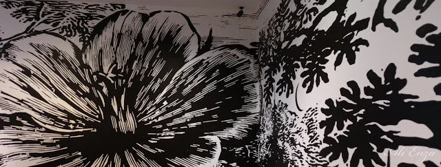 This was actually the wall of a random room. I loved it so much!