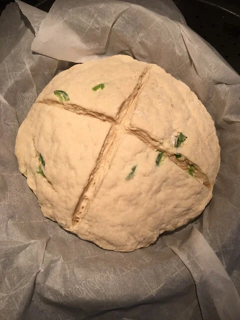 It looks so beautiful going into the oven