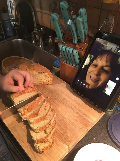 Facetime with the mamma bear