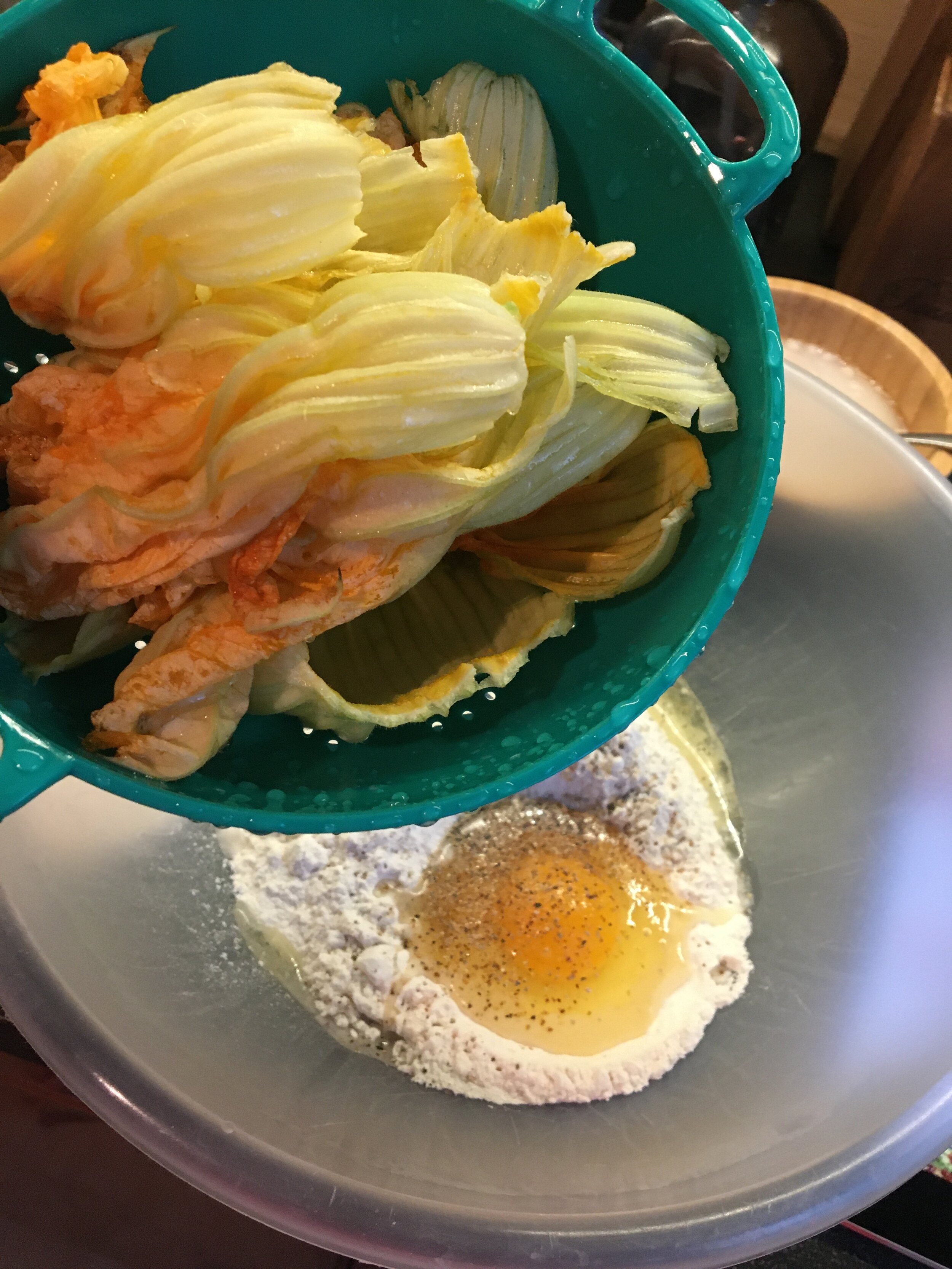 All the ingredients you need (if you look close enough, you can see the yeast in water in the background!)