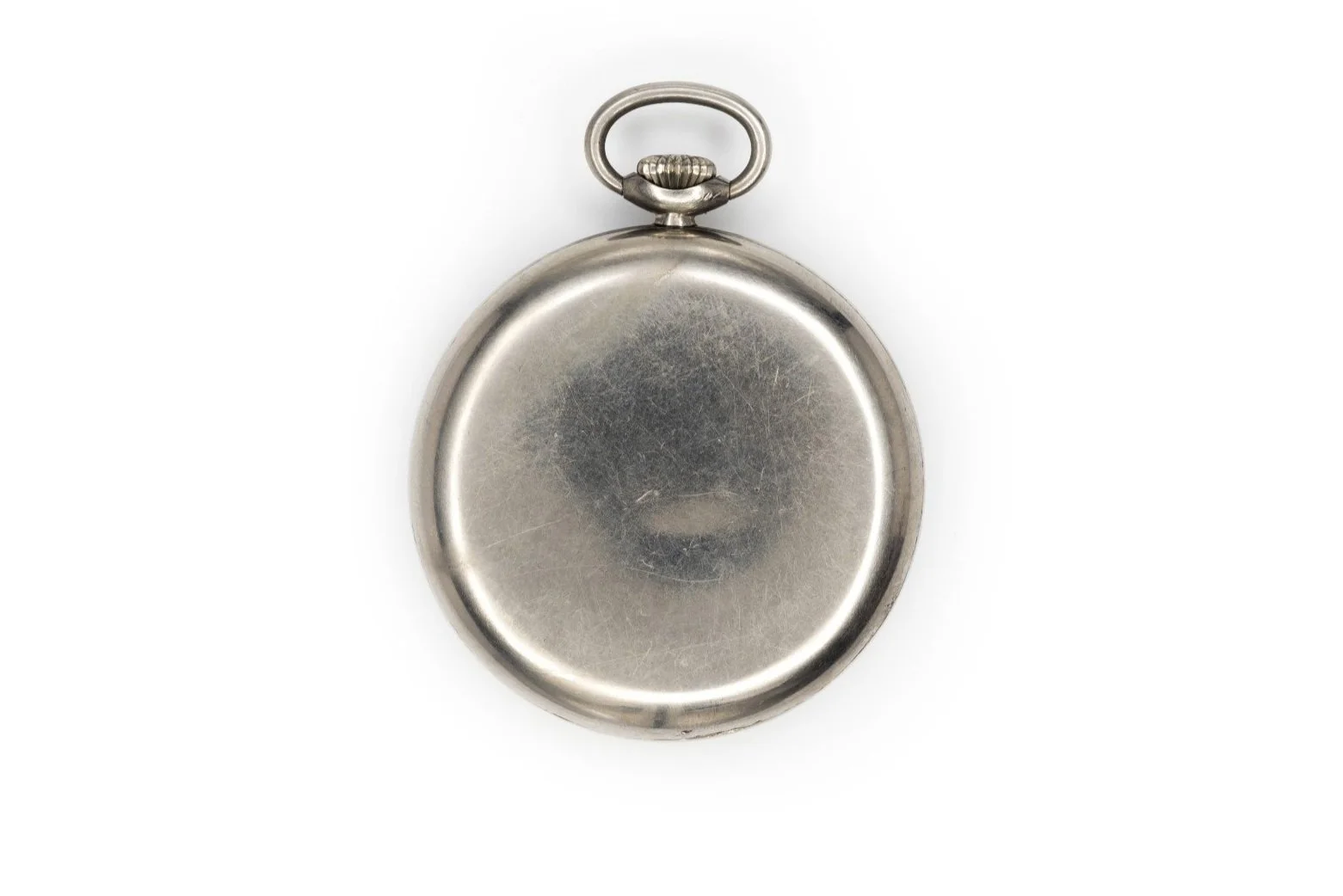 (B)IWC Schaffhausen Stainless Steel Pocket Watch