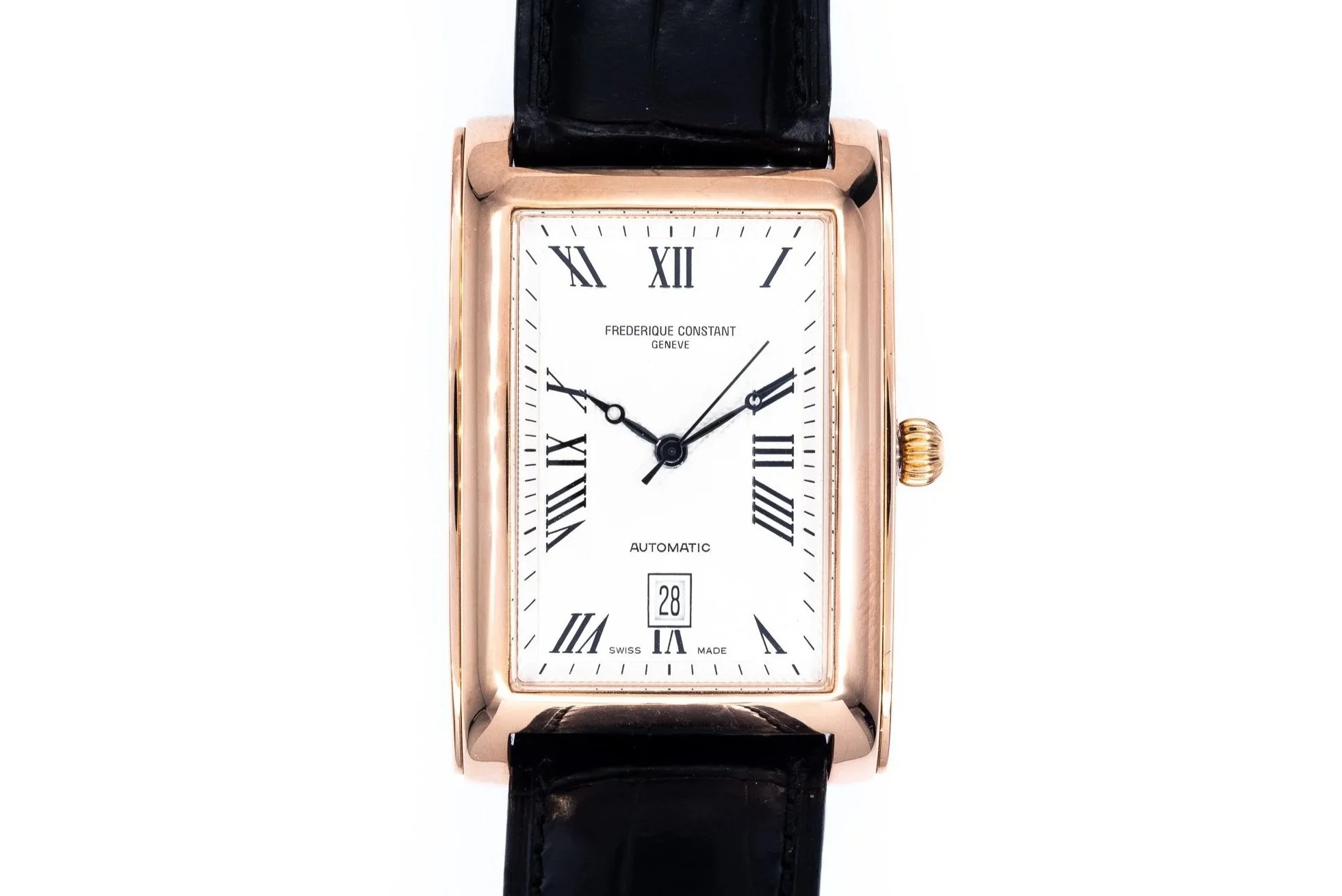 (T)31mm Swiss Made Stainless Steel Frederique Constant Classic Carree Automatic Wristwatch