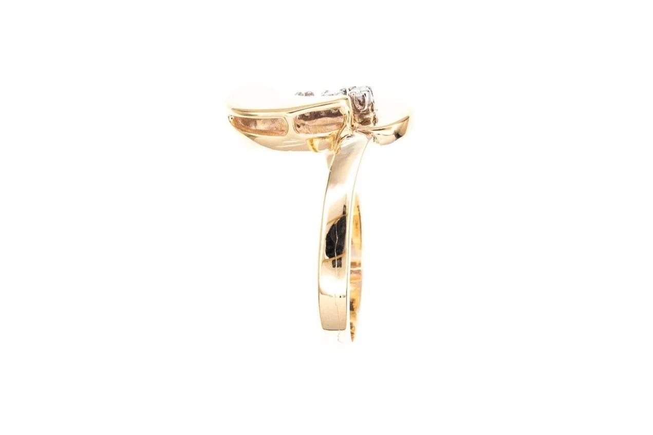 (S)Yellow White Gold Multi Diamond Ring