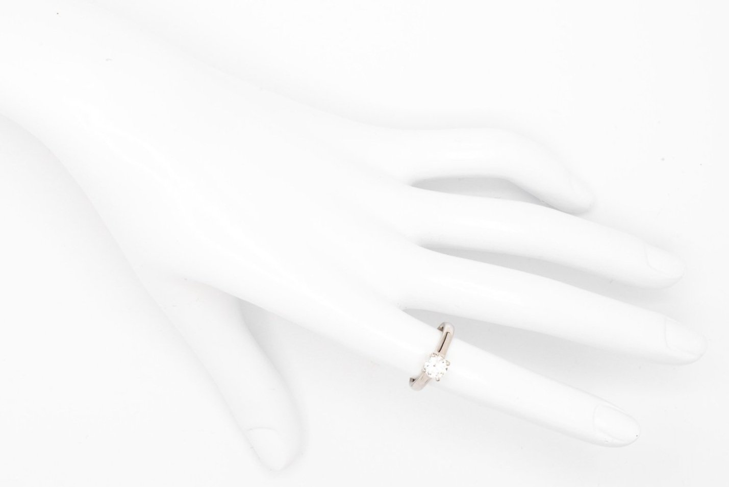 (H)Platinum White Gold Canadian Diamond Birks Engagement Ring