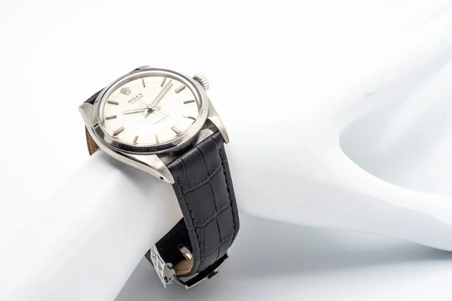 (W)34mm Stainless Steel Rolex Oyster Precision Automatic Wristwatch