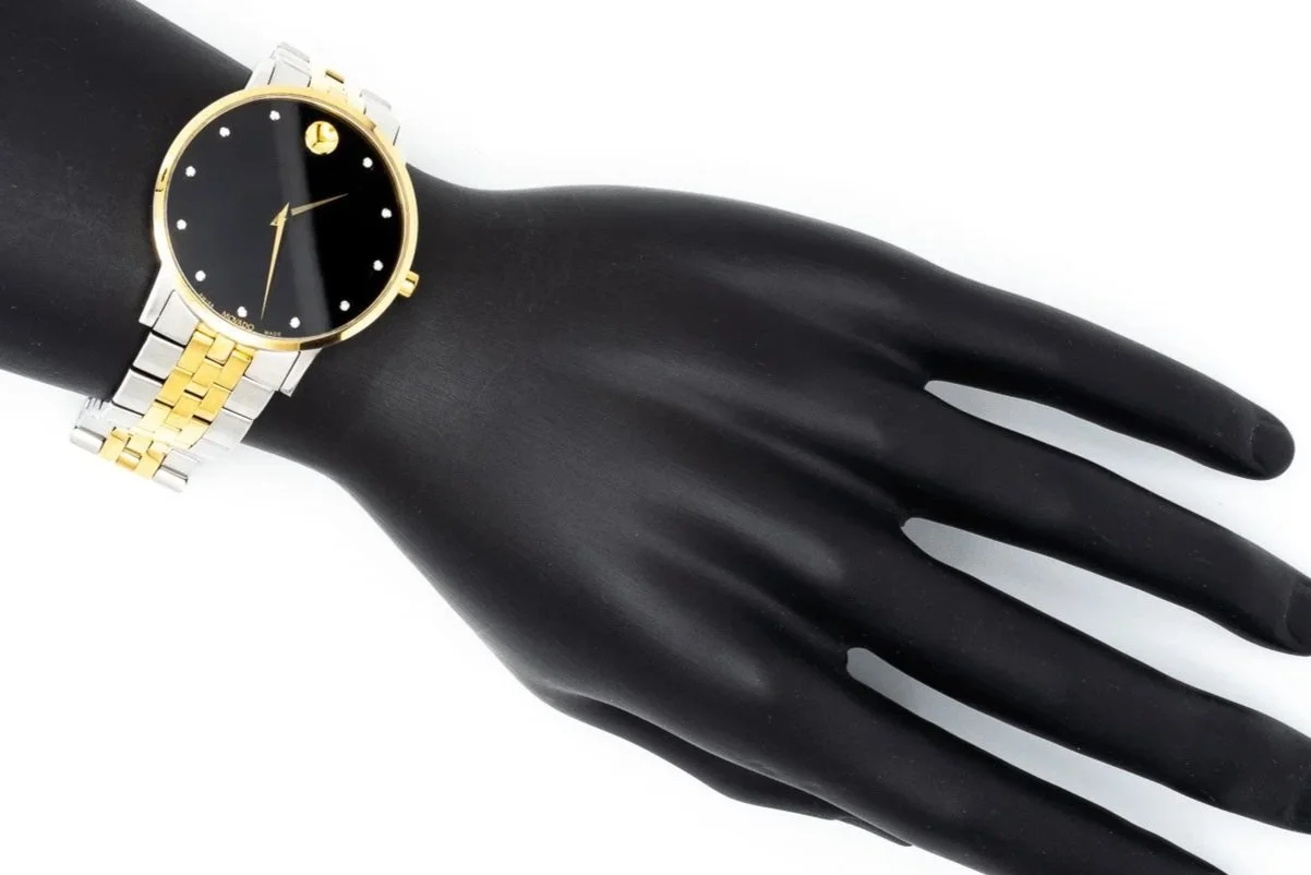 (H)40mm Stainless Steel Movado Museum Classic Quartz Movement