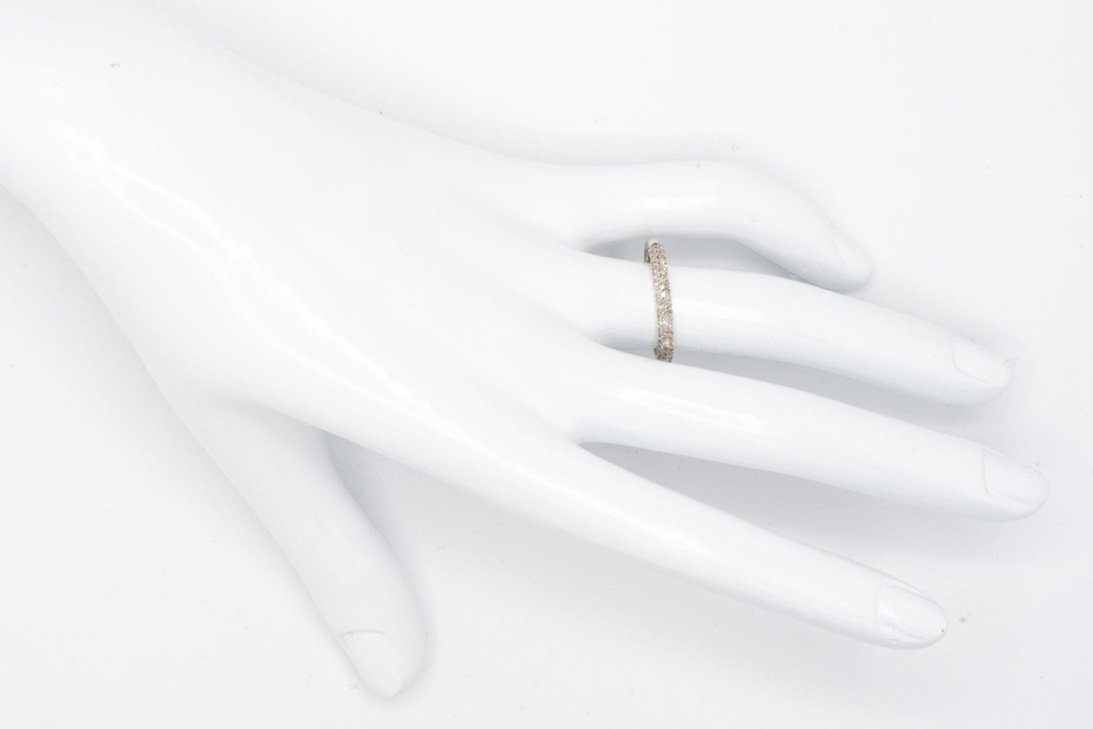 (H)White Gold Diamond Effy Designer Band
