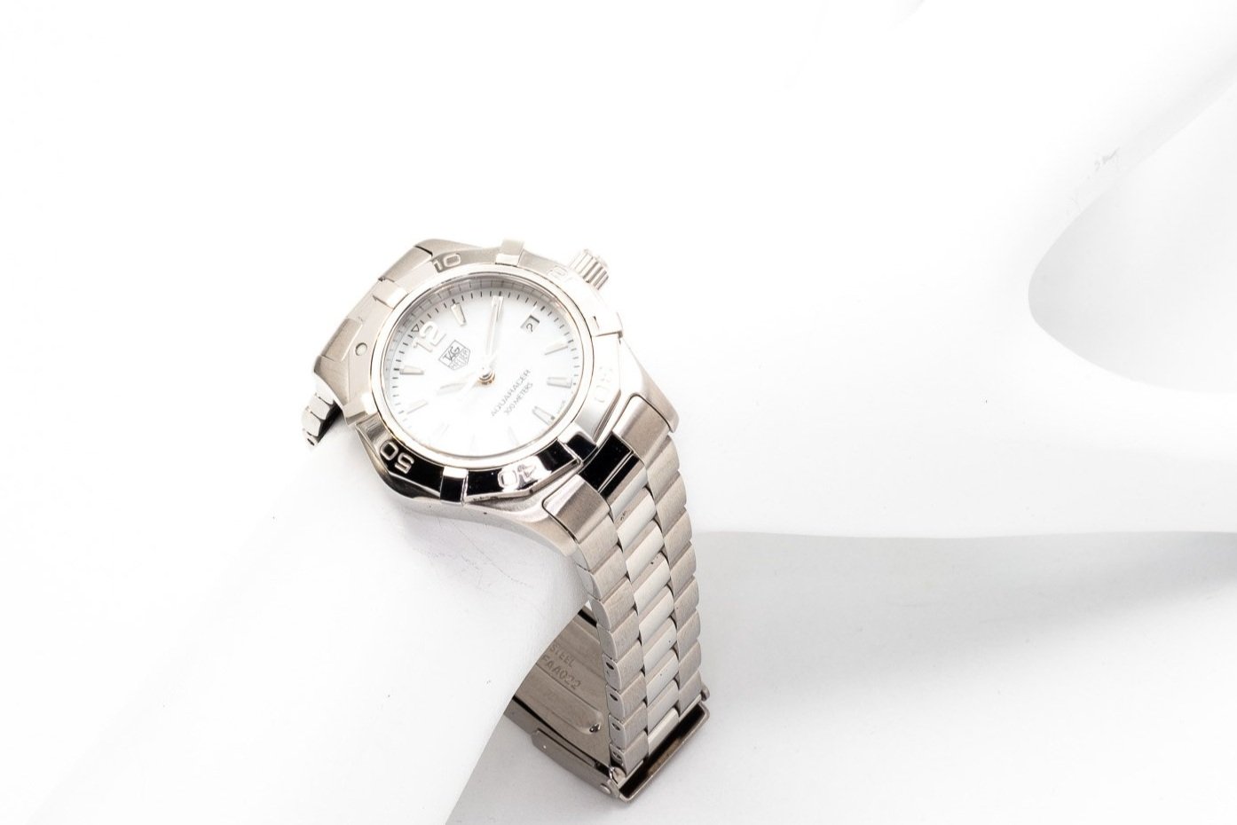 (W)27mm Stainless Steel Swiss Made Tag Heuer Aquaracer Quartz Wristwatch