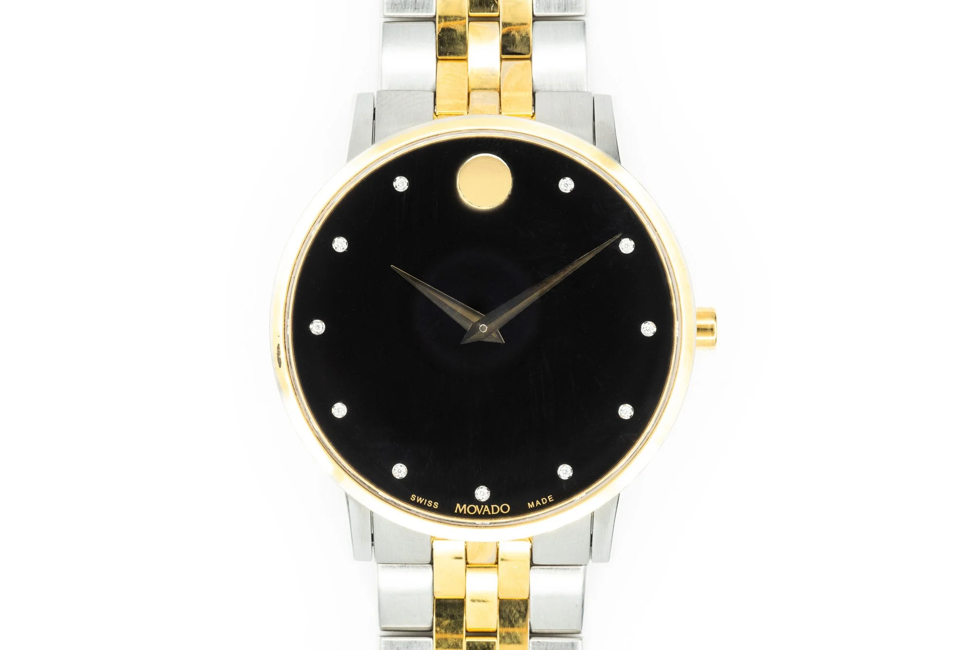 (T)40mm Stainless Steel Movado Museum Classic Quartz Movement