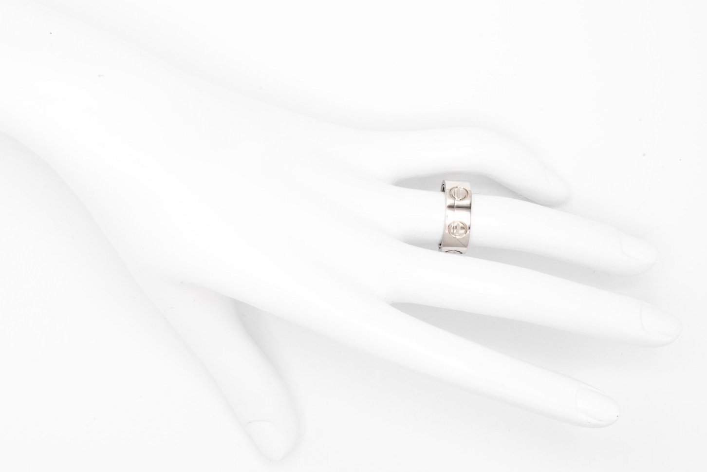 (H)White Gold Cartier Love Band