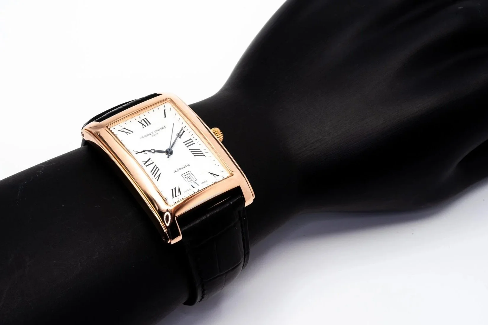 (W)31mm Swiss Made Stainless Steel Frederique Constant Classic Carree Automatic Wristwatch