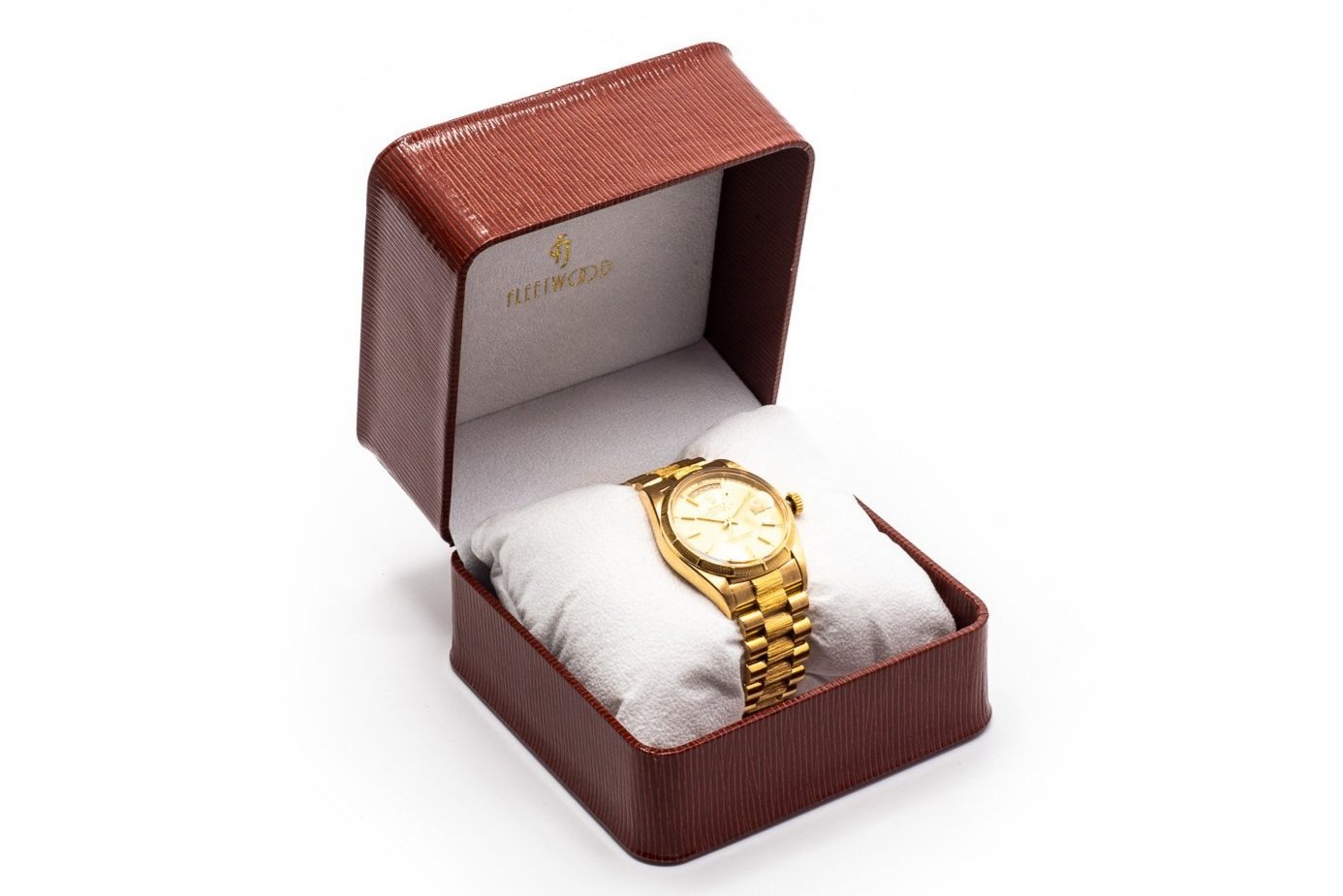 (B)36mm Yellow Gold Swiss Made Rolex Oyster Perpetual President Wristwatch
