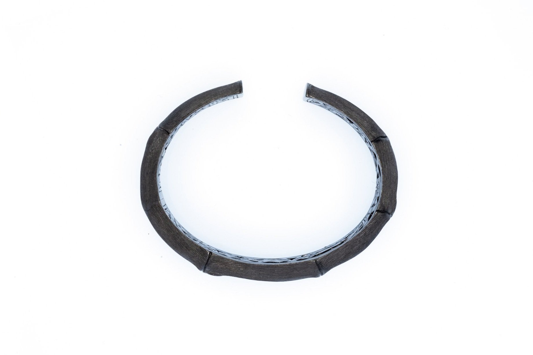 (T)Sterling Silver John Hardy Designer Cuff Bracelet