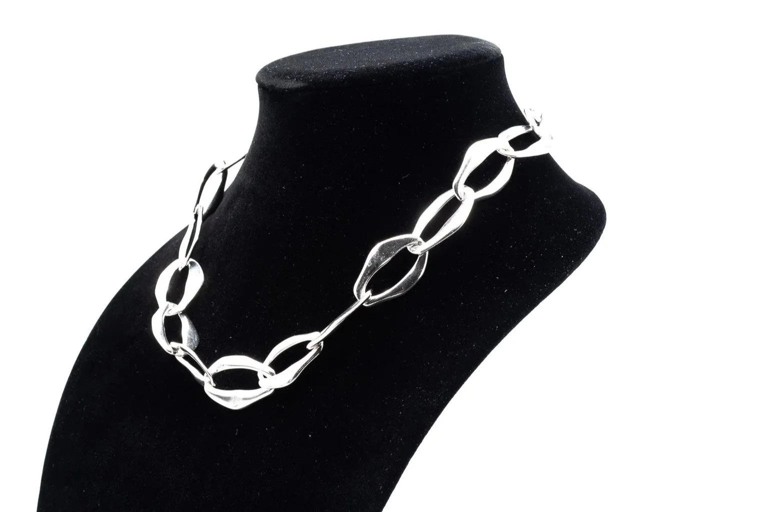 (S)Sterling Silver Designer Tiffany & Co. Elsa Peretti Aegean Necklace