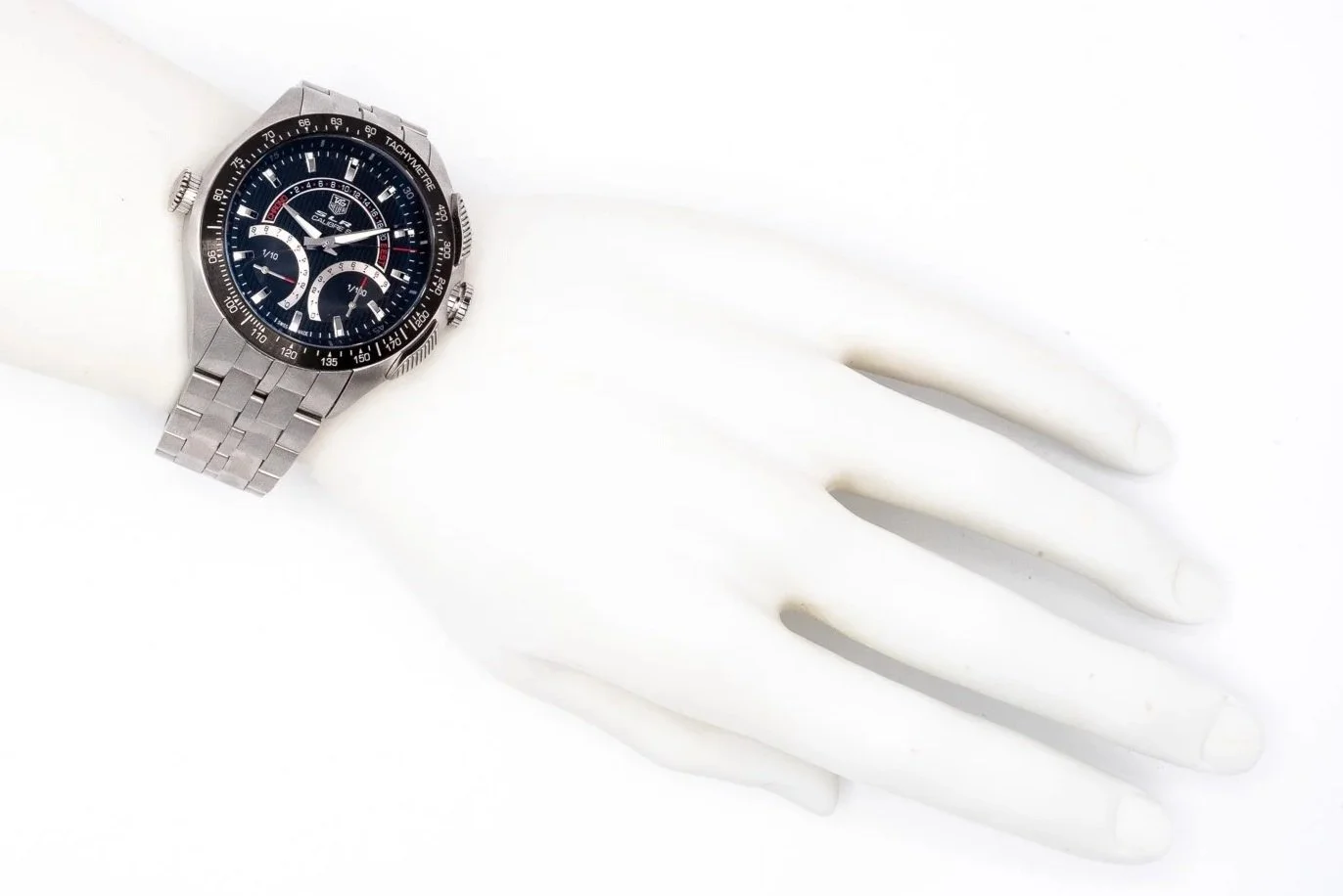 (H)47mm Stainless Steel Tag Heuer SLR Calibre S Quartz Wristwatch
