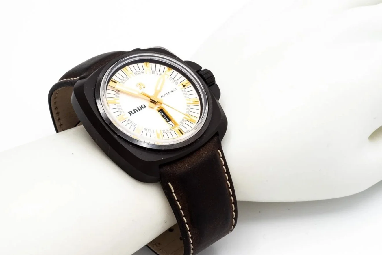 (W)Rado HyperChrome Ceramic Stainless Steel Automatic Day/Date Wristwatch