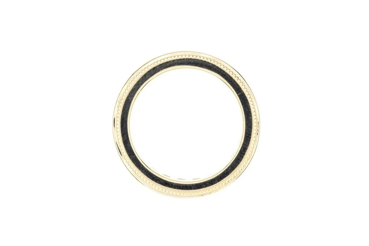 (F)Yellow Gold Round Brilliant Cut Eternity Band