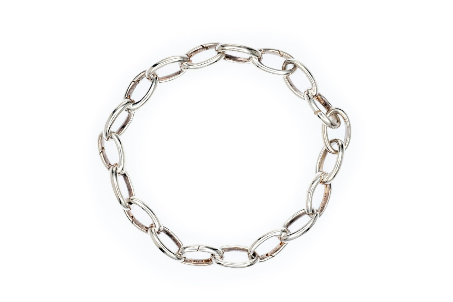 (T)Sterling Silver Thomas Sabo Designer Charm Bracelet