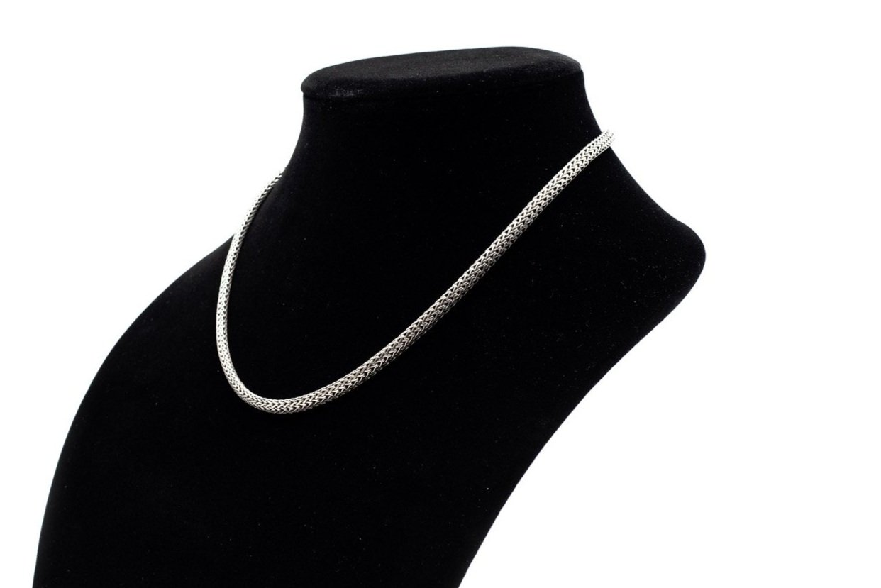 (S)Sterling Silver John Hardy Icon Necklace