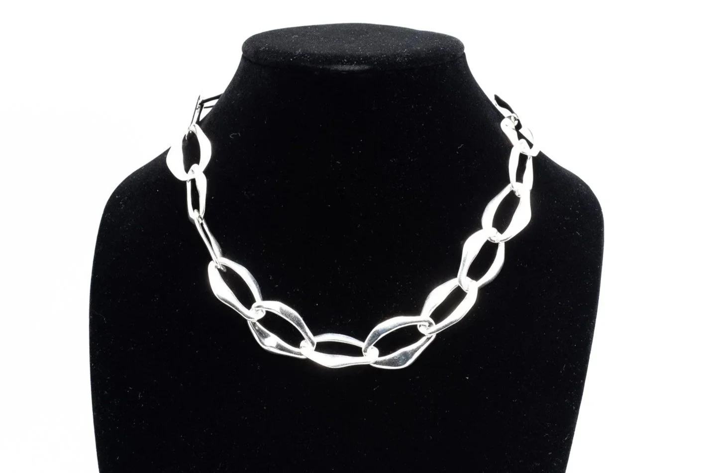 (F)Sterling Silver Tiffany & Co. Elsa Peretti Aegean Necklace