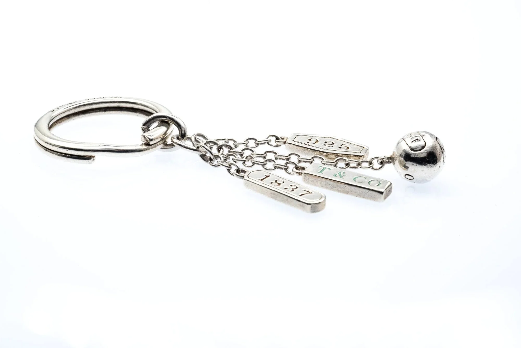 (F)Sterling Silver Tiffany & Co. Key Ring