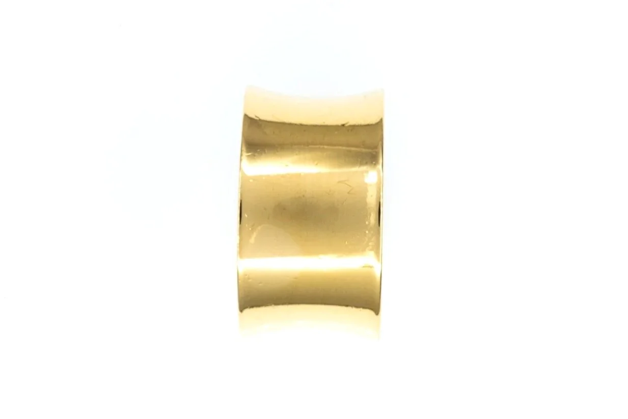 (S)Yellow Gold Tiffany & Co. Designer 1837 Concave Band
