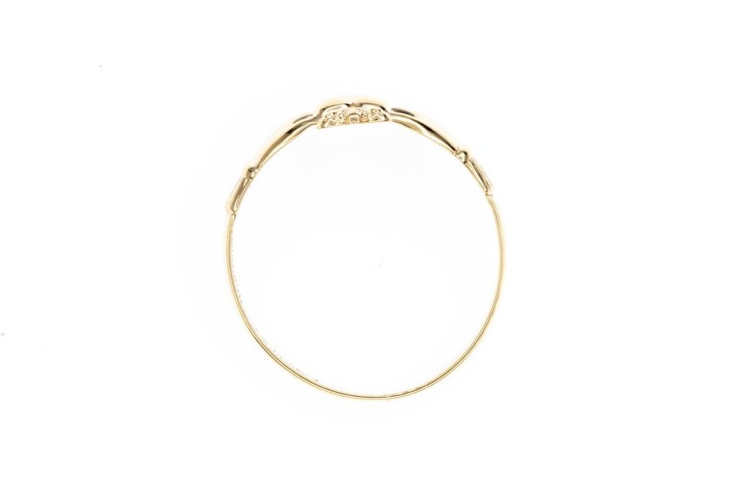 (F)Yellow Gold Claddagh Ring