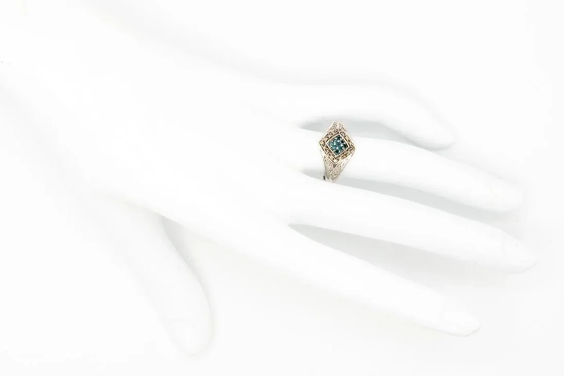 (H)White Gold Round Brilliant Cut Diamond Band