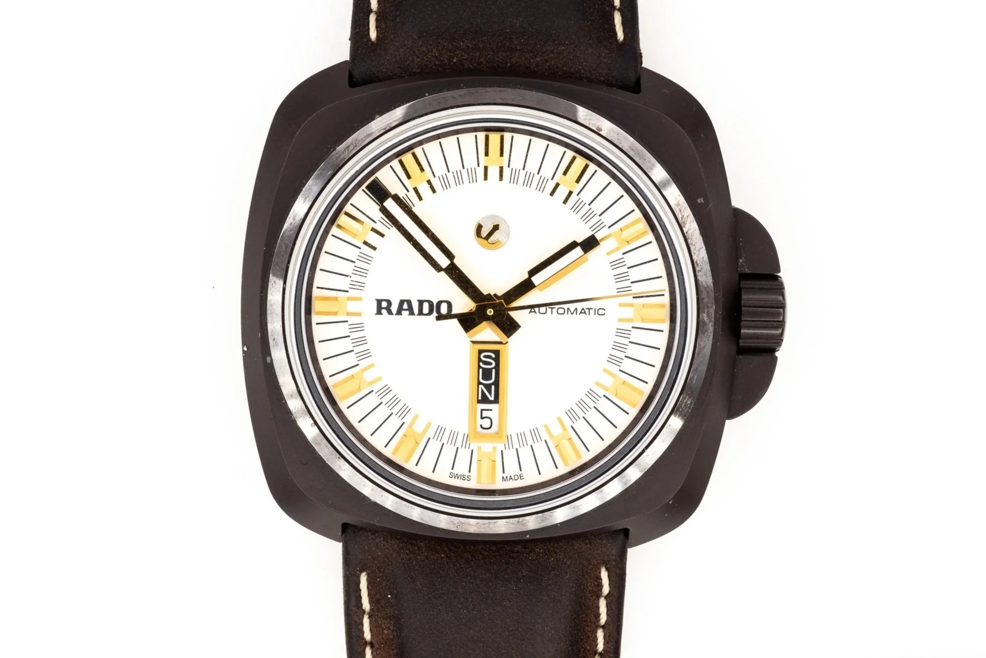 (T)Rado HyperChrome Ceramic Stainless Steel Automatic Day/Date Wristwatch