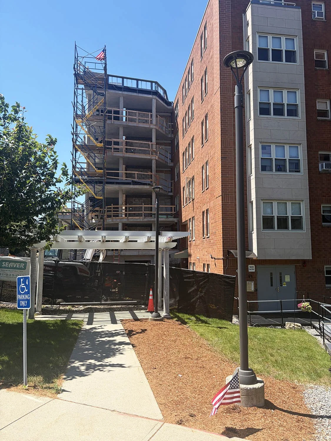 Library Place Construction