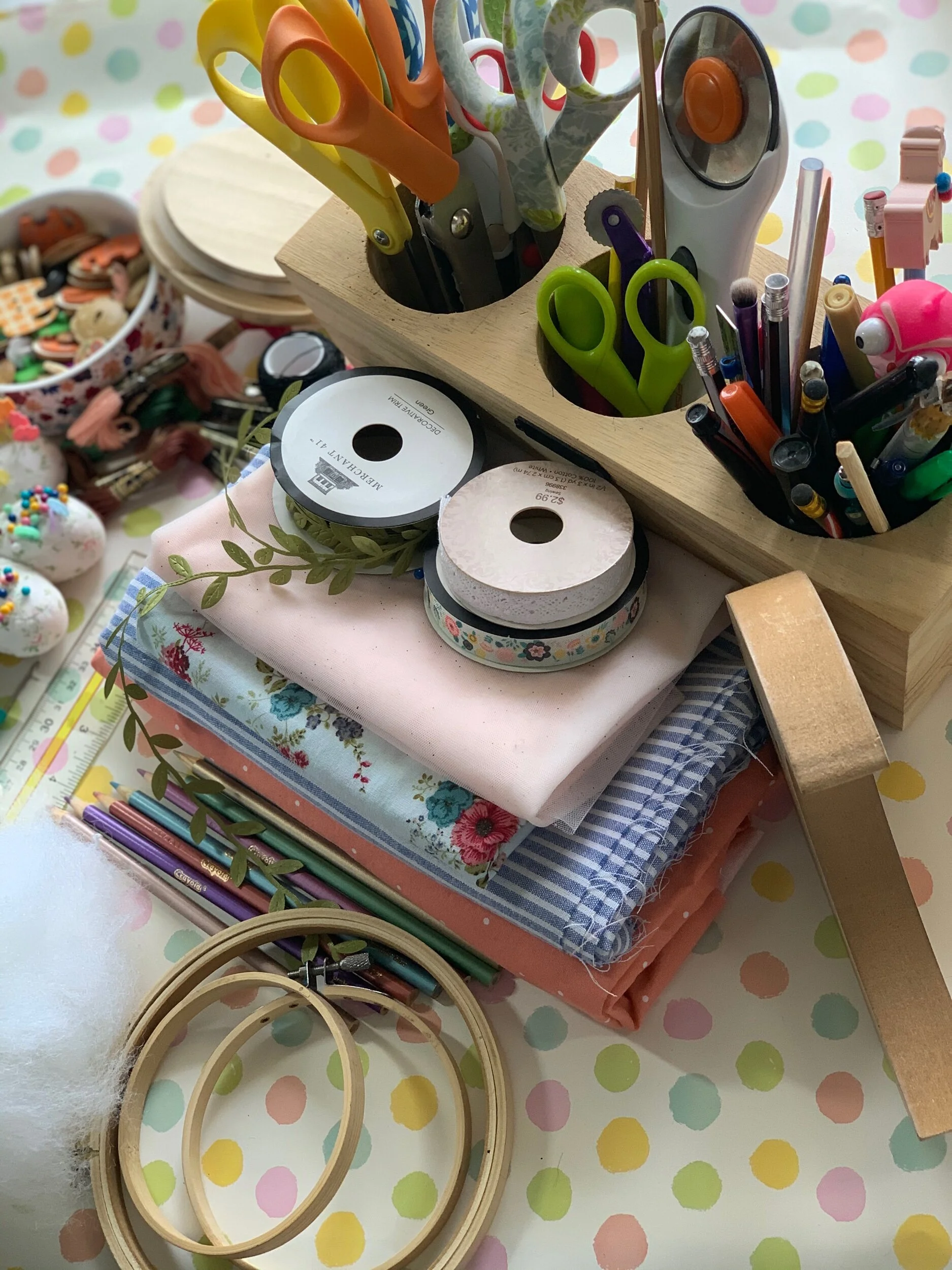 Fun with fabric and notions